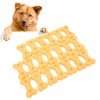 20pcs Rubber Dog Squeaky Bone Toy Teeth Cleaning Dog Bone