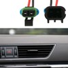 Micro Traders 4PCS 2-Pin Car Fan Plug Wiring Harness Male