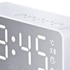 Bluetooth Speaker Alarm Clock Multifunction Electric Alarm Clocks Mirror Surface