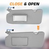 Right Passenger Side Sun Visor Compatible with Honda CRV 2017-2022
