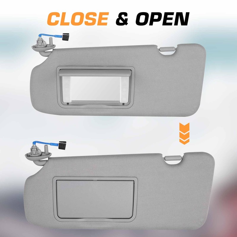Right Passenger Side Sun Visor Compatible with Honda CRV 2017-2022
