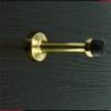 ZhongWang Hardware DSB002 Brass Bright Brass Door Stop/Tope de puerta