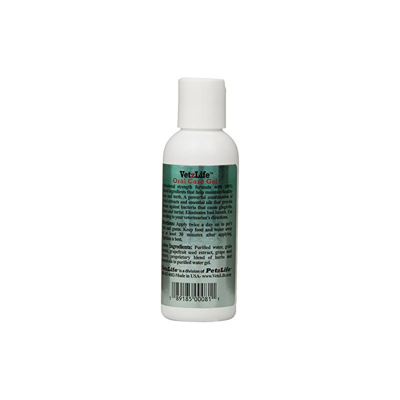 PetzLife Products VetzLife Oral Gel for Pets, 4.5-Ounce, Mint
