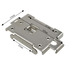 MEETOOT 35MM DIN Rail Mounting Fixed Buckle Single-phase Solid State Relay Mounting Rack Radiator Mounting Rack