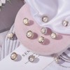 nbeads Pack of 96 Sewing in Faux Imitation Pearl Buttons,