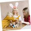 VICASKY Easter Bunny Headband for Girls and Women Floral Hair