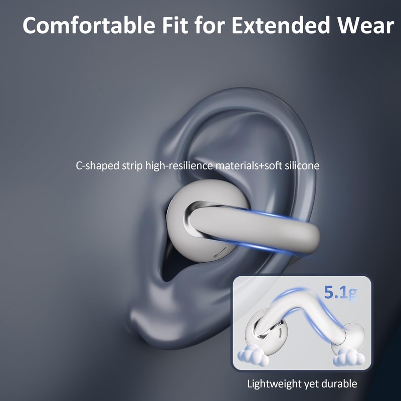 Language Translation Earbuds Real Time, IAMJOY Language Translator Earbuds Open