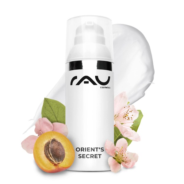RAU Cosmetics Orient's Secret Anti-Ageing Cream 50 ml - Anti-Wrinkle Day Cream for Dry & Mature Skin - Moisturising Cream with Pearl Extract, Shea Butter, Hyaluron, Vitamin E