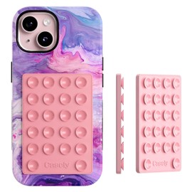 Casely Grippy | Silicone Suction Phone Mount Compatible with MagSafe Pink