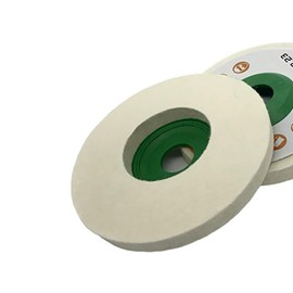 FINGLEE DT 115 mm Angle Grinder Wool Buffing Disc Flex Polishing Disc Wool Polishing Attachment Angle Grinder Grinding Tool for Polishing Glass, Ceramic, Plastic, Marble (3 Pieces 4-1/2 Inch)