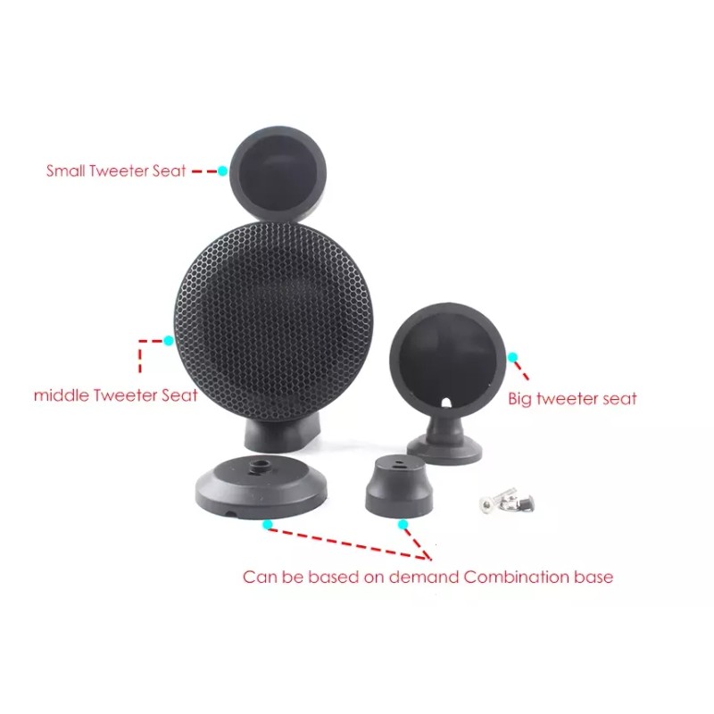 Universal Tweeter Pods for Midrange & Tweeter 2-Way Plastic Speaker