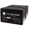 VICI Battery 12V 9AH Compatible Battery for RBC17 APC/UPS Battery