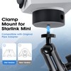 Starlink Mini Mount, Aluminum Double Long Arm Extension,Starlink Mini Pole