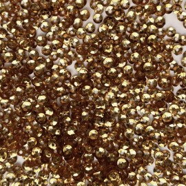 SequinsUSA 4mm Cup Sequins Brassy Orange Gold Shiny Metallic Made in USA