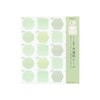 Midori 82647006 Colored Paper Seal, Translucent, Green