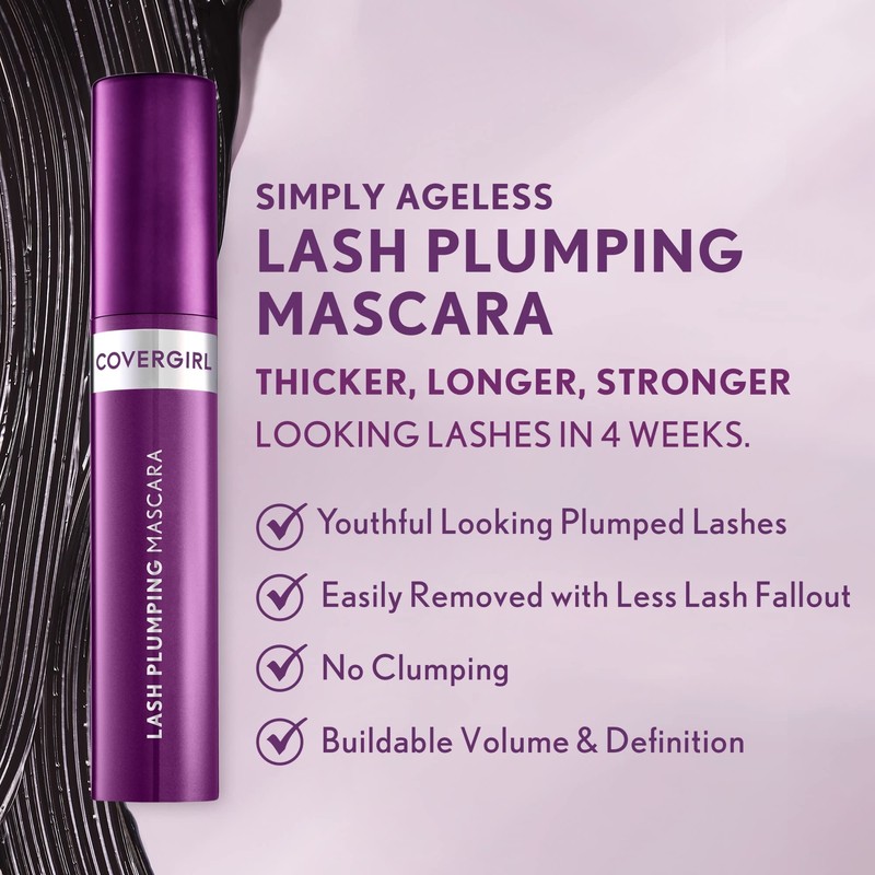 COVERGIRL Simply Ageless Lash Plumping Mascara - Black