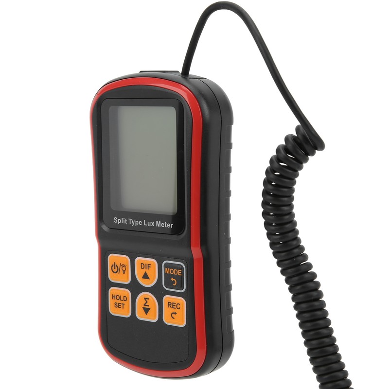 1030 Light Meter Split Digital Illuminance Meter with Temperature Measurement