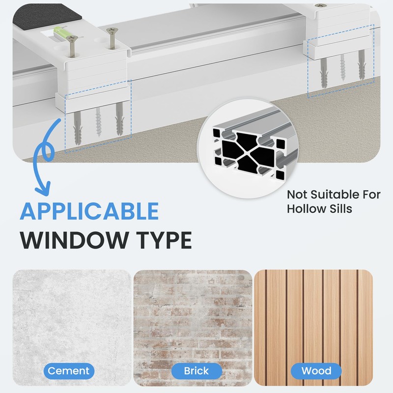 Window Air Conditioner Support Bracket Heavy Duty Window AC Mount