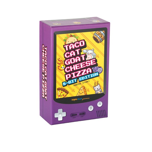 Taco Cat Goat Cheese Pizza - 8-bit Edition! Hilarious Retro Game for The Whole Family! Ages 8+, 2-8 Players, 10-15 Minute Play time