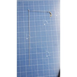 fernholztackle.com Bottom Bouncer Wire Forms, 4"×10" Twist Loop, Brass snap, 50 pack