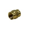 1/2" NPT, Industrial Solid Brass Threaded Female Equal Union Coupling