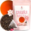YAMASAN KYOTO UJI Sakura Japanese Loose Leaf Black Tea Bag