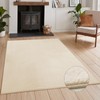 MOONLIGHT20015 Faux Rabbit Fur Rugs Living Room 60x110 cm, Fluffy