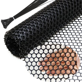 Chicken Wire Fence Mesh, Plastic Hexagonal Fencing for Gardening, 15.7IN x 10FT Green Poultry Fencing,Garden Netting, Chicken Wire Frame for Crafts, Floral Netting