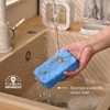 Fox Run Blue Dish Sponges, Set of 12 Scratch Free
