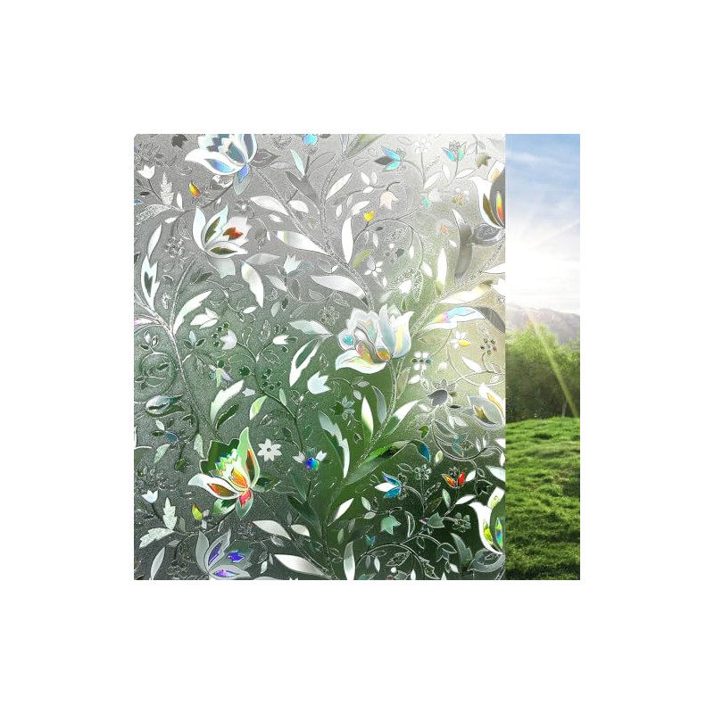rabbitgoo 3D Pegatina Ventanas Vinilos Decorativos Cristales Protector Privacidad Anti