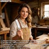 GREBSTK 4-Piece Ultra-Sharp Wood Chisel Set, CR-V Steel Beveled Blades
