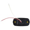 Kaper II L14-0104A-BLK Amber 2 Diode LED Marker Light