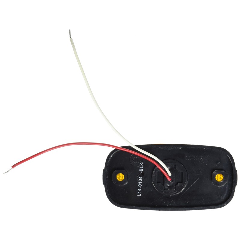 Kaper II L14-0104A-BLK Amber 2 Diode LED Marker Light