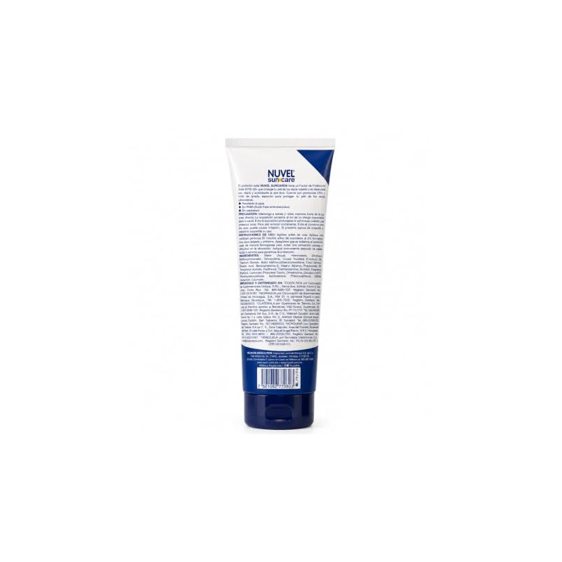 Nuvel Protector Solar Corporal y Facial FPS 50+ | Bloqueador