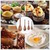 NICENEEDED Measuring Spoons Set of 4, Natural Acacia Wooden Measuring