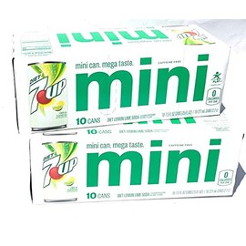 7UP Diet Soda, Mini Cans, 7.5 Fl Oz, (Bulk pack of 20)…
