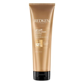 Redken Hair Mask for Dry and Brittle Hair, Invigorates and Hydrates, with Keratin Complex and Argan Oil, All Soft Heavy Cream