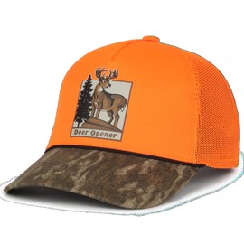 Outdoor Cap Standard DEER01, Blaze/Blaze/Mossy Oak Bottomland