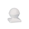 Classy Caps BP944 Ball PVC Post Cap, 4" x 4"