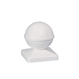 Classy Caps BP944 Ball PVC Post Cap, 4" x 4"