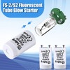 Saillong 2 Pack White Fluorescent Starter for Use with 4-40W