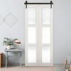40\" Bi-Folding Barn Door Hardware Kit Smooth & Quietly Sliding