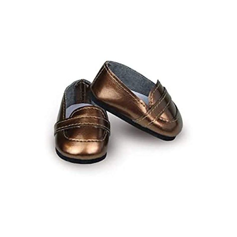 Petitcollin 603903 Moca Shoes for Doll, Multi-Color