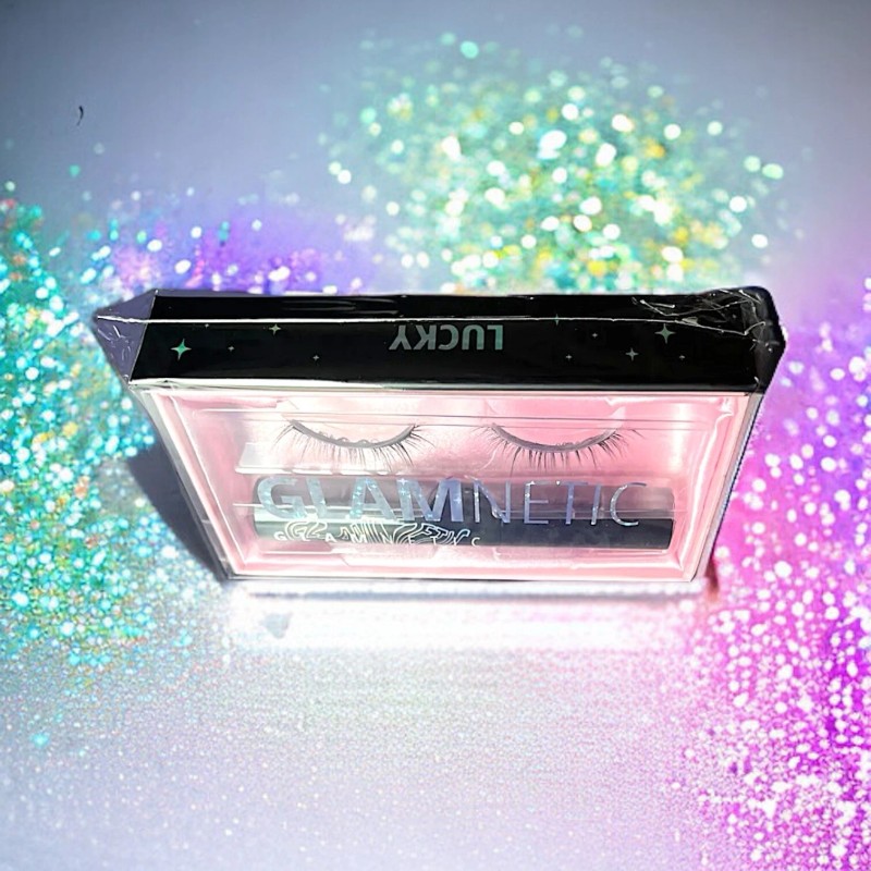 GLAMNETIC Lucky Lash & Black Liquid Magnetic Liner Kit New
