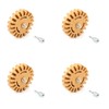 Magik 2-4 Pc 4” Decal Removal Wheel ABN Rubber Eraser