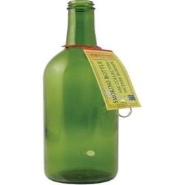 Smoking Bottle Plain Incense Burner [Green - 11.5" T] - ID#68894