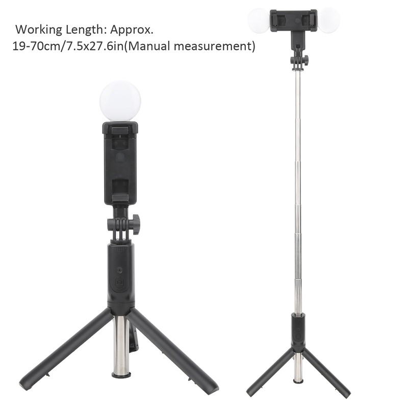 Selfie Stick Handheld MultiFunctional Foldable Live Tripod Portable Double Fill