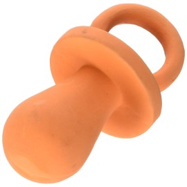 Ethical Puppy Pacifier 4-Inch Latex Dog Toy, Colors May Vary