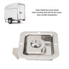 Tool Box Handle Latch with 2 Keys 304 Stainless Steel