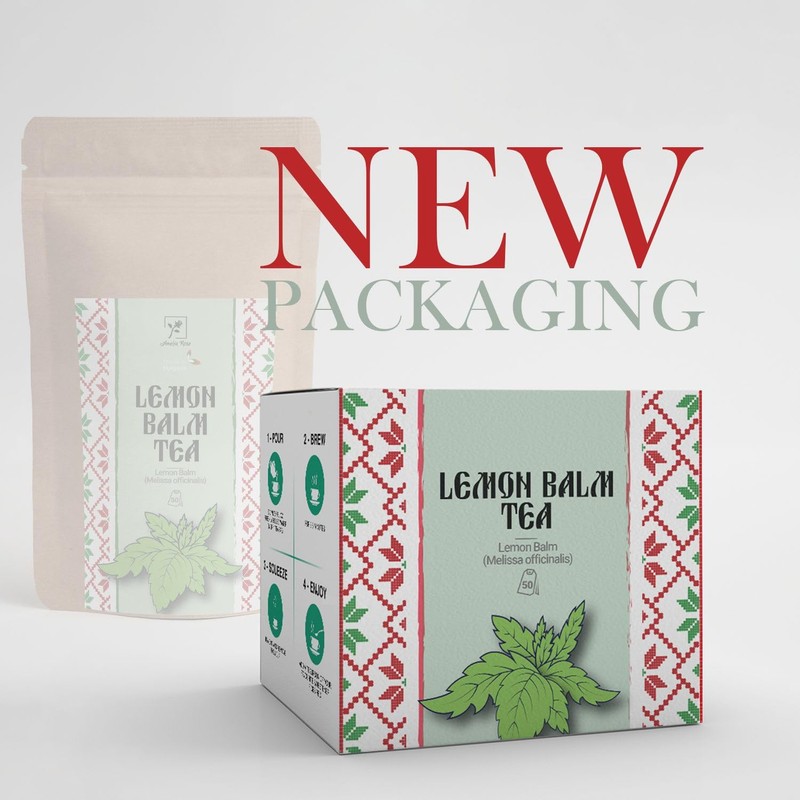 Lemon Balm Tea by Amelia Rose | Melissa Officinalis |50